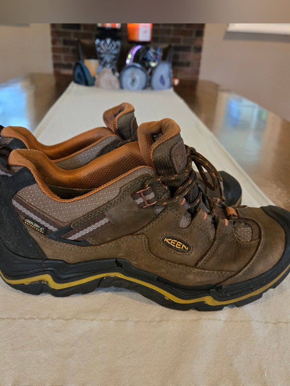 KEEN Durand Low Top KEEN.DRY Waterproof Men’s Hiking Shoes US 10 Medium